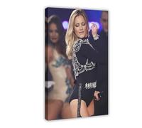 IWVFJBAQ Poster sur toile de la chanteuse Helene Fischer (3) - Décoration murale pour salon, chambre à coucher - 50 x 75 cm