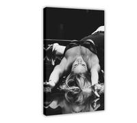 IWVFJBAQ Poster sur toile de la chanteuse Helene Fischer (9) - Décoration de chambre à coucher, bureau, cadeau - 50 x 75 cm
