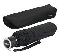 iX-brella Mini Ultra Light - Parapluie de poche pour femme avec grand toit - Extra léger, Noir , 100 cm, Parapluie de poche avec ouverture manuelle