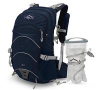 IX INOXTO Sac à dos d'hydratation, 20 L, cadre interne de randonnée, sac à dos avec poche d'eau d'hydratation de 2 l et housse de pluie, pour cyclisme, camping, chasse, ski, neige pour homme, femme