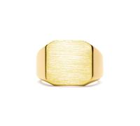 IX Studios Octagon Signet Bagues 22 ct. Argent DMN0290 GD-52 - Unisex - Argent 925