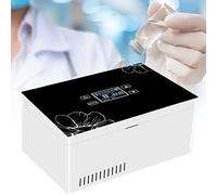 IXART Électrique Refroidisseur à Insuline Glacière pour Insuline Diabétiques Portable Médicament Réfrigérateur Mini Médecine Frigo pour Voiture Voyage 2-8℃ Thermostat, 2 Battery