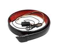Ixaundd Troisième Feu Stop Aileron Arrière Universel en Carbone pour Voiture, 120cm/130cm, 51 Pouces, Bande LED, Feu Stop, Clignotant, Lampe Coulante(Multifunctional,120cm)