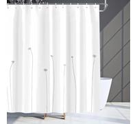 IXEHOH Rideau de Douche bohème Moderne à Motifs botaniques,Rideau de Douche Minimaliste à Fleurs Sauvages pour décoration de Salle de Bain bohème,Lavable en Machine(150 x 160 cm/59 x 63 po(L x H)