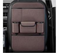 IXEUYN Organiseur de Siège de Voiture pour Ford Puma MK2 ST Line X 2020-2023 2024, Organisateur de Rangement de Siège Arrière Organiseur de Rangement Pliable Faciliter,Brown-One