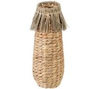 Grand vase en fibre naturelle - Hauteur 39 cm