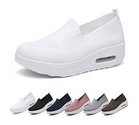 IXII Chaussures Femmes Baskets OrthopéDiques à Plateforme pour Femmes, Chaussures De Marche AntidéRapantes à Coussin d'air Chaussures OrthopéDiques De Course LéGèRes Et Respirantes -B||36EU