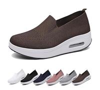 IXII Chaussures Femmes Baskets OrthopéDiques à Plateforme pour Femmes, Chaussures De Marche AntidéRapantes à Coussin d'air Chaussures OrthopéDiques De Course LéGèRes Et Respirantes -D||38EU