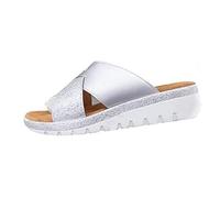 IXII Sandales pour Femmes Sandales Orthopédiques Confortables pour Oignons Pantoufles À Bout Large Soulage La Douleur Et Améliore La Posture Chaussures De Plage D'été Antidérapantes