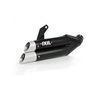 IXIL Hyperlow noir XL système complet en acier inoxydable pour MT-07, 21- (RM33), Tracer 700, 20- (RM30/31) (Black)