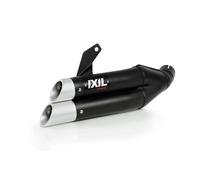 Ixil Dual Hyperlow Xl Honda Cb 500 F 13-15/cb 500 X 13-16/cbr 500 R 13-15 Stainless Steel Homologated Slip On Muffler Argenté Homologated