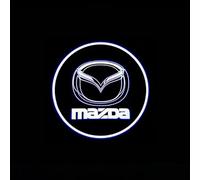 IXITAB 2/4 Pièces Voiture Projecteur pour Mazda 2/Mazda 3/Mazda 5/Mazda 6, Voiture Lumière LED pour Porte de Voiture, Accessoires de modifications,B Four-Mazda 3