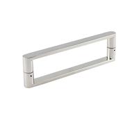 IXITAB Poignée de porte en verre de douche for salle de bain Finition polie en acier inoxydable, poignées de porte de bain Trou à trou 160/200/275 mm (Size : 160 mm)
