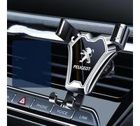 IXITAB Support de téléphone Portable pour Peugeot 508 2018 2019 2020 2021 2022 2023 2024, Support de téléphone Portable pour Tableau de Bord et Pare-Brise,A Black