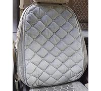 IXITON Protecteur Universel de Coussin de siège de Voiture en Flanelle, avec Fond antidérapant pour soulager la Pression des Hanches (Gris, 1pcs Coussin de Dos)