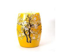 IXMLDAXD Bataille de céramique, Nouveau Tabouret de Tambour de Maison Chinoise, Tabouret en céramique de Salon Tabouret Rond de Jardin, Tambour, Vintage, for Chambre à Coucher, Salon, Jardin(Yellow)