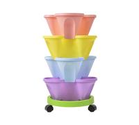 IXMLDAXD Fleurs d'eau, Kits et systèmes de Culture hydroponique, système for Jardin intérieur, kit légumes, Intelligent, Tour Verticale(Mixed Color)