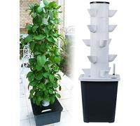 IXMLDAXD Fleurs d'eau, Système de Culture hydroponique for Jardin en Tour, 30 Capsules, kit aéroponique for Herbes, Fruits et légumes(25holes)