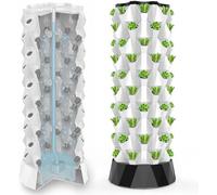 IXMLDAXD Fleurs d'eau, Système de Culture hydroponique Vertical en intérieur, système Tour, kit, Multicouche(6floors)