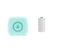 IXMLDAXD imprimante, Mini imprimante de Poche multifonctionnelle for Photos, Billets, étiquettes(Vert)