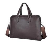IXMLDAXD La Valise, Mallette for Homme, Sacoche d'affaires en Cuir véritable Noir for Ordinateur Portable 14 Pouces, Sac à Main de Vache, bandoulière for, fourre-Tout Travail Quotidien