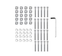IXMLDAXD l'escalade, for Aire de Jeux intérieure et extérieure, Ensemble de Jeux, Accessoires de Toboggan avec matériel de Montage for Support de Cadre(21pcs)