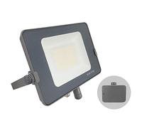 IXMLDAXD Lumière Solaire, 4500-5000 LM, IP65 avec capteur crépusculaire à Cellule photoélectrique, éclairage de sécurité économie d'énergie, Tricolore(50 Watts)