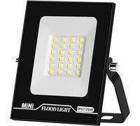 IXMLDAXD Lumière Solaire, Applique Murale de Jardin, projecteur Rue, éclairage extérieur LED, Paysage, Ampoule for terrasse(20w Cold White)