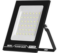 IXMLDAXD Lumière Solaire, Lumières de sécurité Projecteur LED IP67 Réflecteur Lampadaire LED Mur Lampara Éclairage Extérieur Projecteur Jardin Paysage Projecteur for Patio, Jardin(30w Cold White)