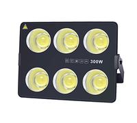 IXMLDAXD Lumière Solaire, Projecteur de Travail LED 50-600 W, IP67, 6000 K, éclairage Mural extérieur, idéal for garages, terrasses et toits-terrasses(300W)