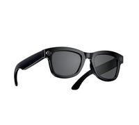 IXMLDAXD Lunettes intelligentes, Lunettes de caméra HD 500 W anti-tremblement, traduction IA, appels, casque Bluetooth, lunettes, enregistrement vidéo, prise photos, verre noir