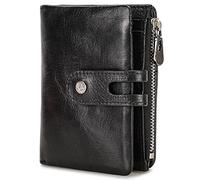 IXMLDAXD Portefeuilles for Hommes avec Airtag for éviter de Perdre Votre Portefeuille, 1 Emplacement for Carte TF, for SD et Un Coffret Cadeau(Black)