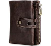 IXMLDAXD Portefeuilles for Hommes avec Airtag for éviter de Perdre Votre Portefeuille, 1 Emplacement for Carte TF, for SD et Un Coffret Cadeau(Bruin)