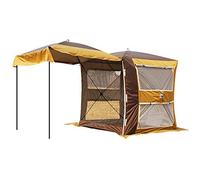 IXMLDAXD Tente, Auvent de hayon escamotable Automatique, Tente de Trappe for Caravane MPV à hayon Minivan berline | avec Sac de Rangement(Yellow)