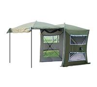 IXMLDAXD Tente, Auvent de hayon escamotable Automatique, Tente de Trappe for Caravane MPV à hayon Minivan berline | avec Sac de Rangement(Green)