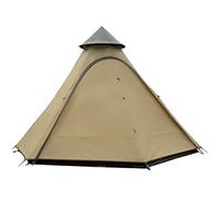 IXMLDAXD Tente, Tente pyramidale extérieure Tente Igloo Kits de Maison extérieure à Construire for y Vivre - Tente Indienne de Camping épaisse Double imperméable for randonnée 3-4 Personnes(Yellow)