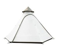 IXMLDAXD Tente, Tente pyramidale extérieure Tente Igloo Kits de Maison extérieure à Construire for y Vivre - Tente Indienne de Camping épaisse Double imperméable for randonnée 3-4 Personnes(White)