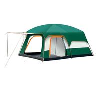 IXMLDAXD Tente, Tentes de Luxe for Le Camping, Grande Tente familiale avec Chambres for 4 à 12 Personnes, Deux Chambres et Un Salon(Green,L)