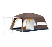 IXMLDAXD Tente, Tentes de Luxe for Le Camping, Grande Tente familiale avec Chambres for 4 à 12 Personnes, Deux Chambres et Un Salon(Coffee,L)