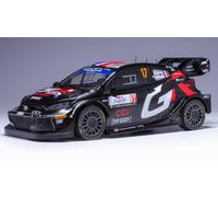 Toyota Yaris WRC #17 Rallye Croatie 2024 Ogier / Landais 1:18 Modèle IXO MODÈLE