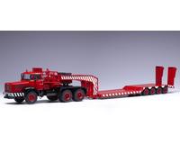 IXO 1/43 CAMION BERLIET TB 015 M3 6X4 1960 ROUGE MODÈLE STATIQUE DIECAST