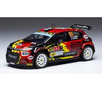 IXO 1/43 CITROEN C3 RALLY 2 24 WRC2 YPERN 2022 MODÈLE STATIQUE DIECAST