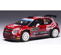 IXO 1/43 CITROEN C3 WRC2 21 RALLY MONTECARLO 2023 MODÈLE STATIQUE DIECAST