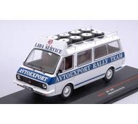 IXO 1/43 FOURGON RAF 2203 LATIVA RALLY SERVICE ASSISTANCE MODÈLE STATIQUE