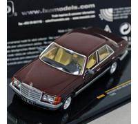 Ixo 1/43 Scale - CLC201 Mercedes Benz 500 SE W126 1980 Dark red