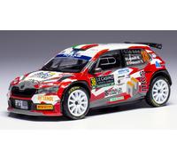 IXO 1/43 SKODA FABIA 38 LOCATELLI RALLY MONTE CARLO 2024 MODÈLE STATIQUE