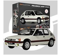 IXO Collections 1:8 IXO Peugeot 205 GTI blanc - Modélisme, modélisme, kit de construction de haute qualité, kit de modélisme, 720 pièces, kit de voiture