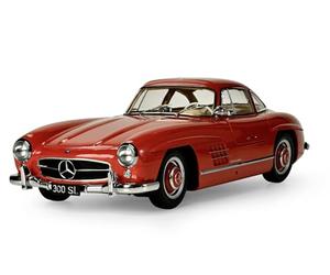 IXO Collections 1:8 IXO Mercedes 300 SL Rouge - Modélisme, modélisme, kit de Construction de Haute qualité, kit de modélisme, 602 pièces