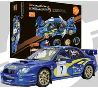 IXO Collections 1:8 IXO Subaru Impreza Rally MC 2003 - Maquette de modélisme, kit de Construction de Haute qualité, Fonction d'éclairage