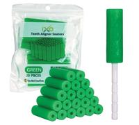 IXO Lot de 20 aligneurs à mâcher parfumés à la menthe dans un sac refermable - Accessoires d'alignement pour un ajustement optimal